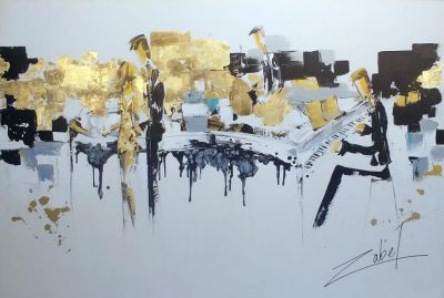 Gold and Black Music 40x60