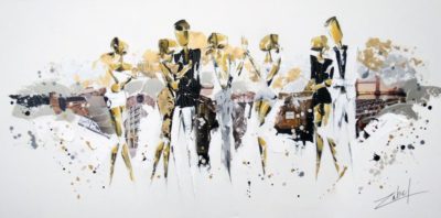 Chic in the City 36x72
